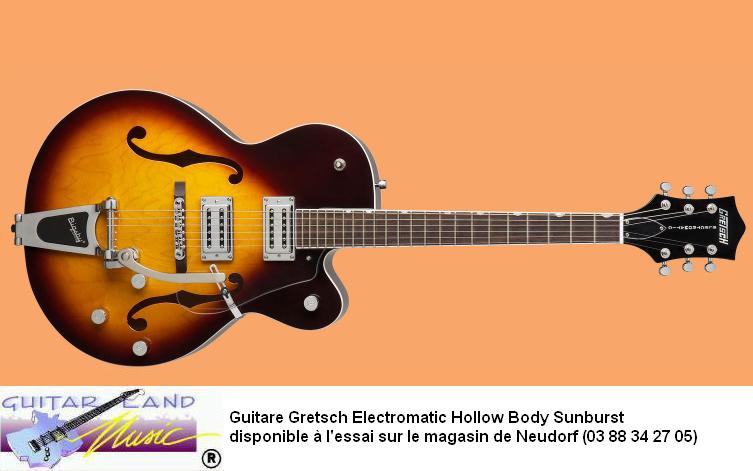 Guitare Gretsch Electromatic Hollow Body Sunburst